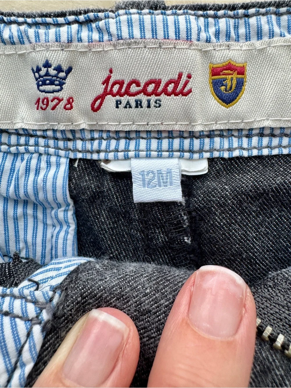Jacadi Gray Dressy Cargo Pants - Baby